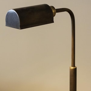 Vloerlamp verouderd messing | Handgemaakte moderne verlichting uit het midden van de eeuw