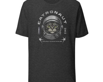 Catronaut T-Shirt | Cat Astronaut Graphic Tee | Space Cat Lover Shirt | Funny Cosmic Kitten