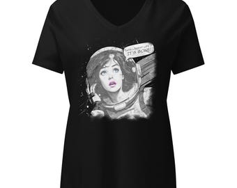 Intelligent Life -- It's Gone! Women’s relaxed v-neck t-shirt