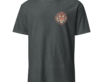 Bengal Tea Leaves T-Shirt | Unisex Tiger Graphic Tee | Whimsical Tea Lover Shirt | Short Sleeve Comfort Fit