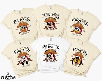 Disney Mickey and Friends Pirate-shirt, Pirates of the Caribbean-shirt, Disney Pirates Family-T-shirt, Mickey and Friends Pirate Cruise-shirt