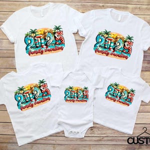 Family Vacation 2025 Shirt, Matching Vacation T-shirts, Family Trip Sweater, Summer Travel Outfit, Beach Group Shirt, Summer Holiday Shirt