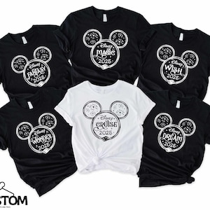 Camiseta de Mickey & Friends de Disney Cruise Line, camiseta de Disney Wish Fantasy Magic Wonder 2025, camiseta a juego de la familia de Disney Cruise, camiseta de Disney Trip