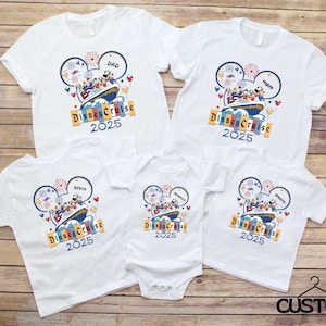 Benutzerdefinierte Disney Cruise 2025 Shirt, Disney Cruise Familie Passende Shirt, Disney Cruise Gruppe Shirt, Disney Cruise Shirt, Cruise Familie Shirt