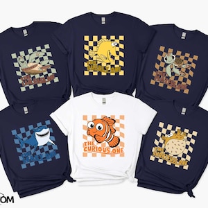 Disney Finding Nemo Shirt, Nemo and Friends Matching Tee, Disney Pixar T-shirt, Disneyland Family Vacation Shirt, Crush and Squirt Sweater