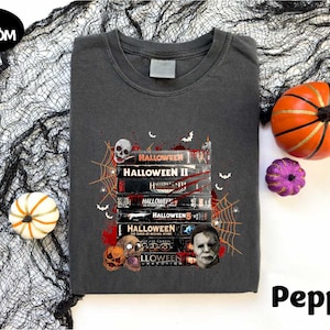 Vintage Halloween VHS Movies Shirt, Retro Horror Movie Tee, Spooky Season Killer T-Shirt, 90&#39;s Halloween Vibes Sweater, Scary Movie Fan Gift