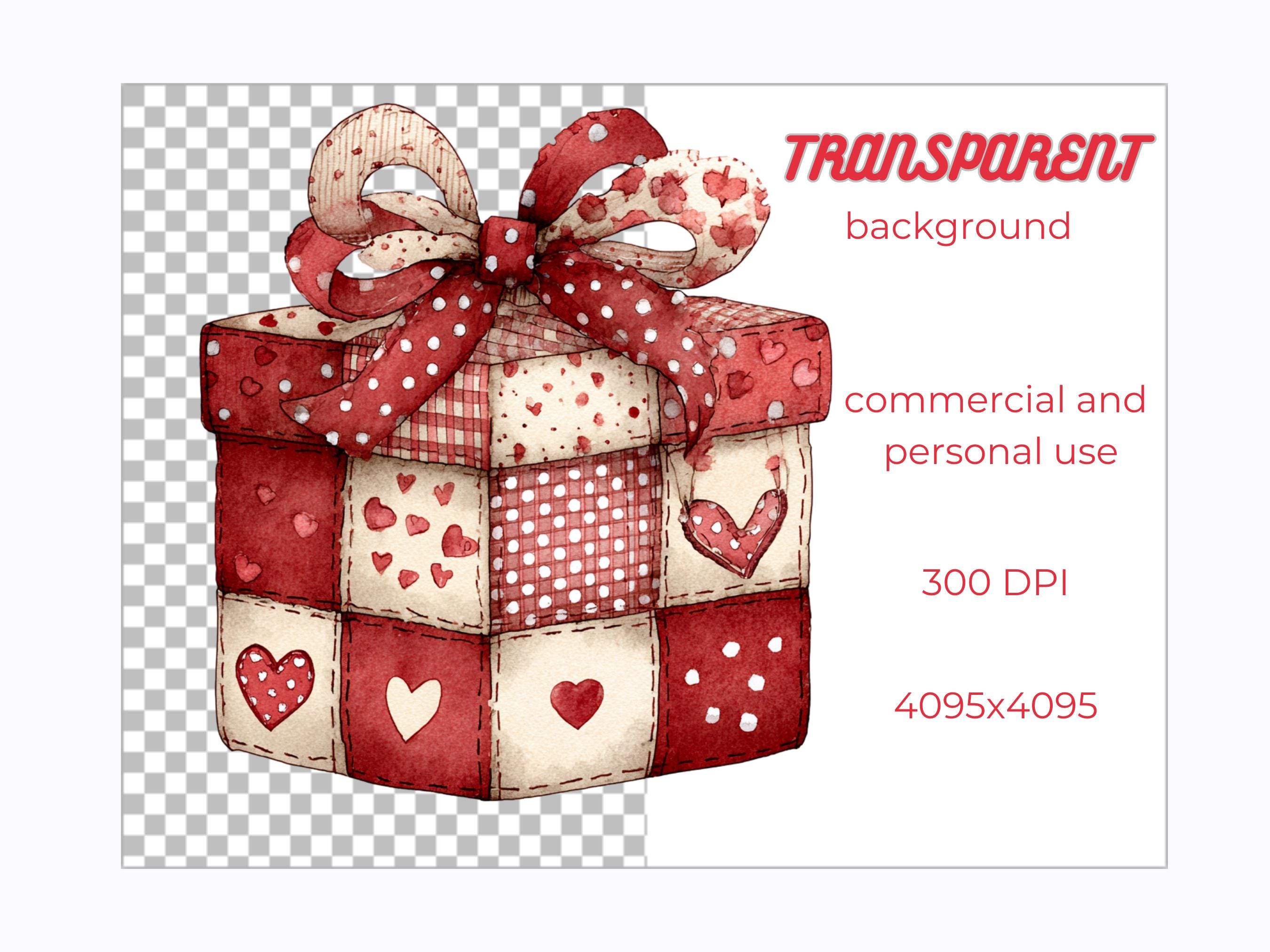 Patchwork Valentine Clipart Collection, Retro Whimsical Valentines Day ...