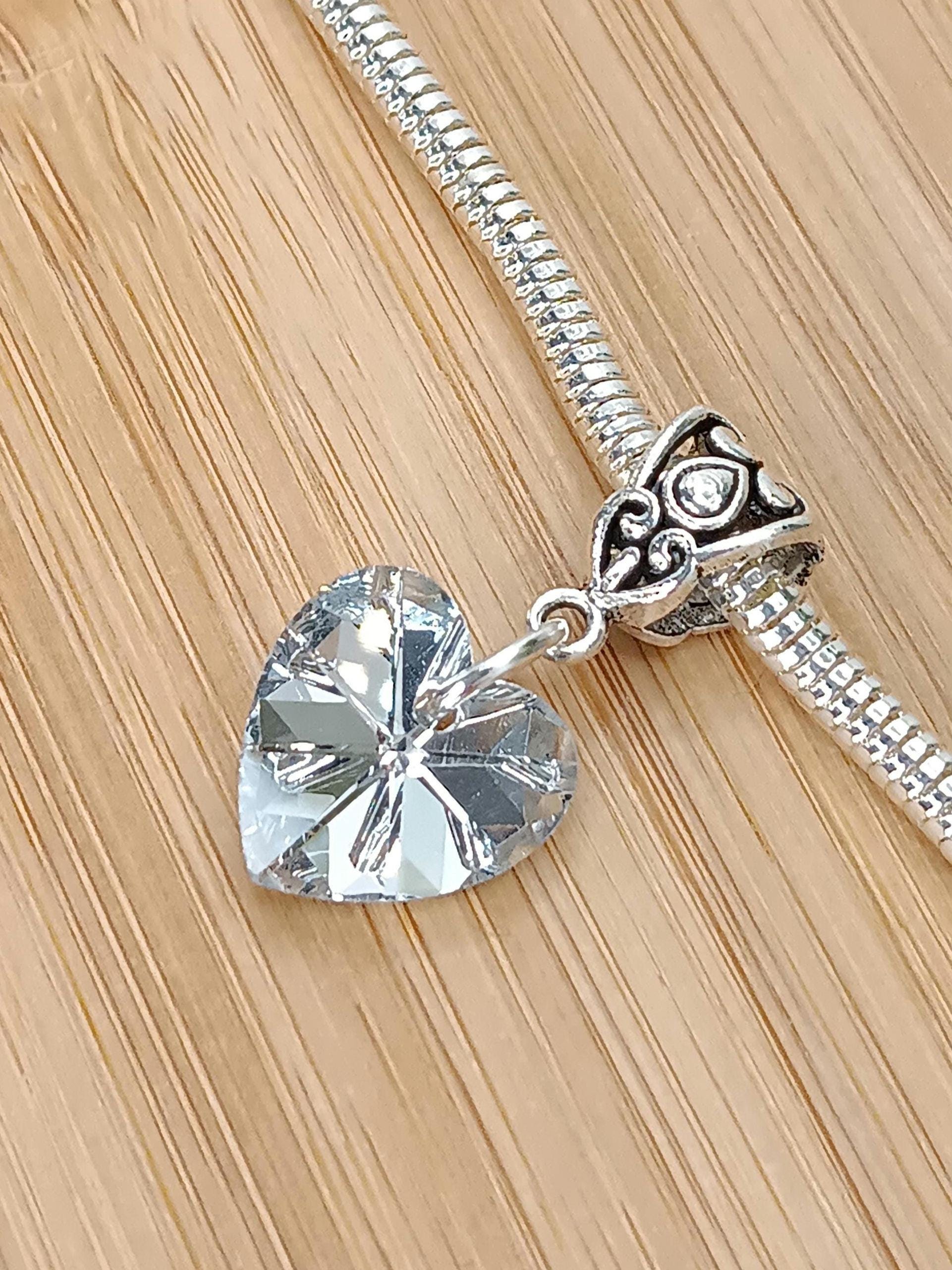 Pandora charm swarovski crystal - Etsy 日本