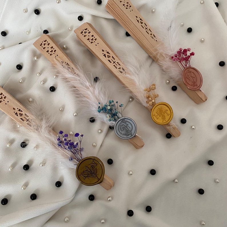 Personalized Wedding Favors : Wooden Hand Fan Hand Fans Bulk ,bridal ...