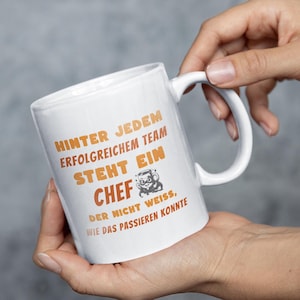 Funny office mug boss – farewell gift coffee mug gift for boss colleague & teamwork – humor in the office