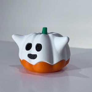 3D Printed Ghost Pumpkin: Spooky Halloween Decor