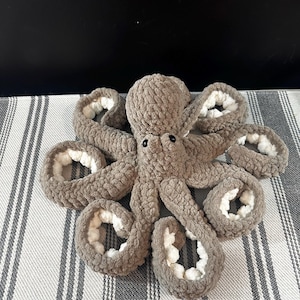 Octopus | Anchor the Octopus | Crochet Plushie | Neutral