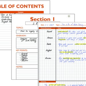 Interactive Cornell-method of Note Taking. This Workbook Features the ...