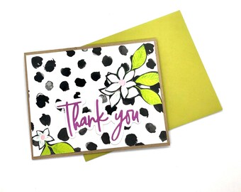 Handmade greeting card-Thank you