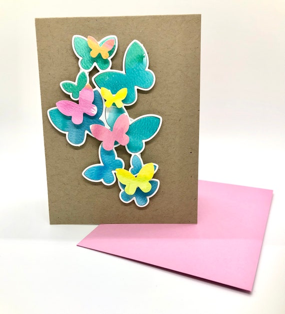 Watercolor greeting cards handmade greeting cards watercolor note