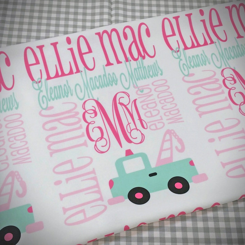 Personalized Baby Blanket Monogram Baby Blanket Name Receiving Etsy