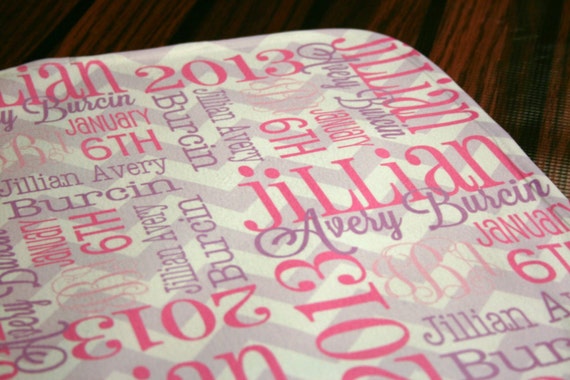 personalized baby lovey