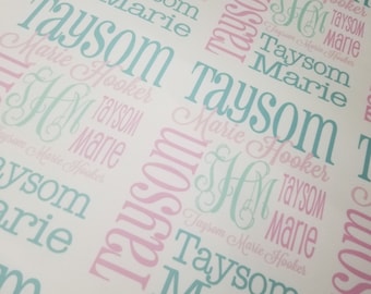 Personalized Baby Blanket: Monogrammed Name Swaddle, Unique Shower Gift