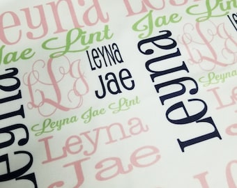 Personalized Baby Blanket: Custom Name Swaddle, Handmade Shower Gift
