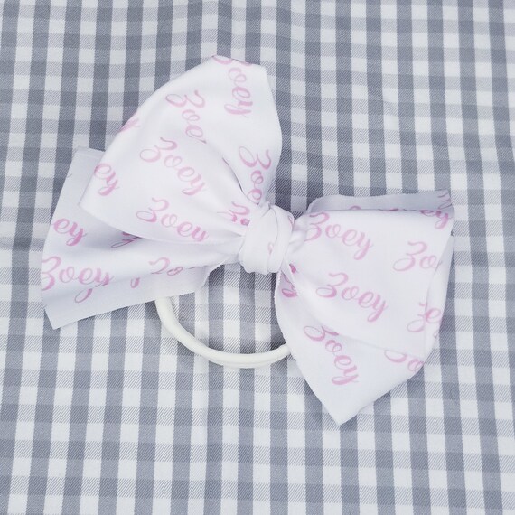 personalized baby bows