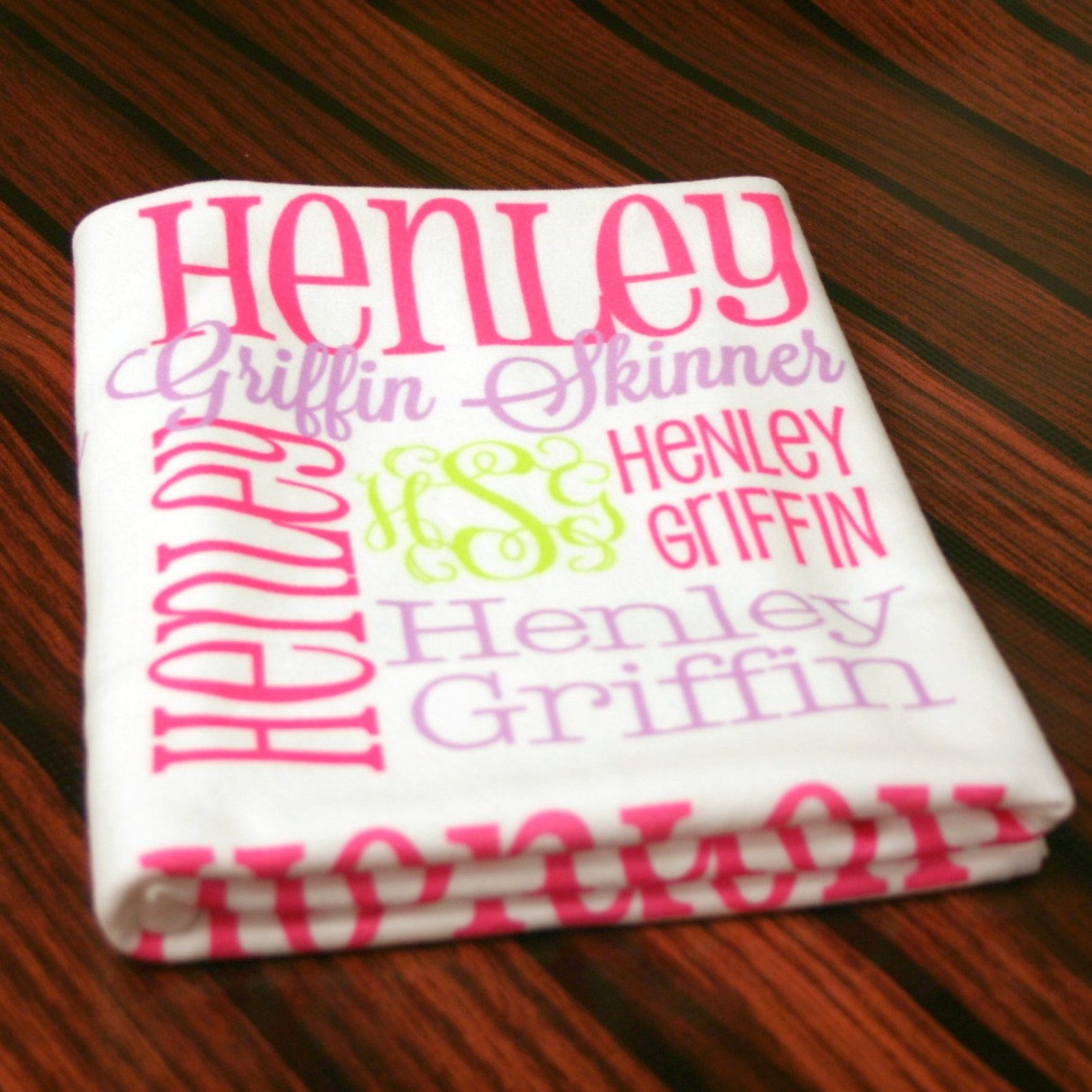 Personalized Baby Blanket Monogrammed Baby Blanket Name Etsy