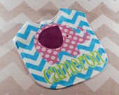 Personalized  Baby Bib Custom  - Shower Gift