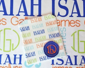 Couverture et bonnet personnalisés avec prénom pour bébé, couverture de langes bonnet en tricot pour nouveau-né, coffret cadeau de baby shower fait main, bonnet pour bébé avec monogramme