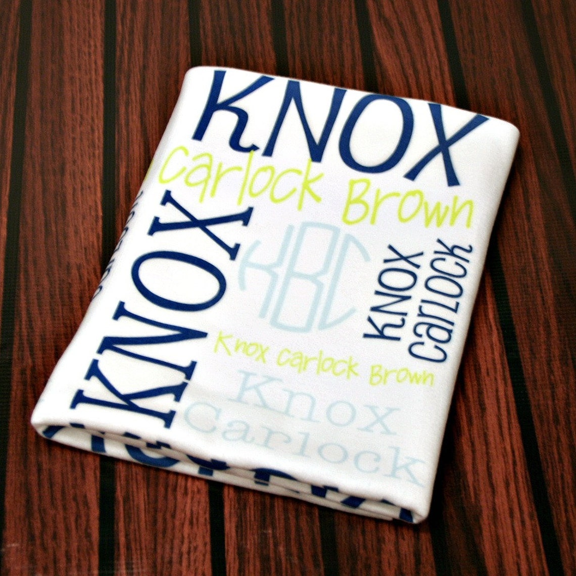 Personalized Baby Blanket Monogrammed Baby Blanket Name Etsy