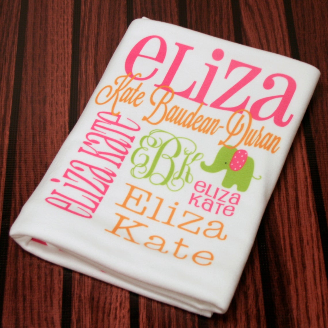 Personalized Baby Blanket Monogrammed Baby Blanket Name Etsy