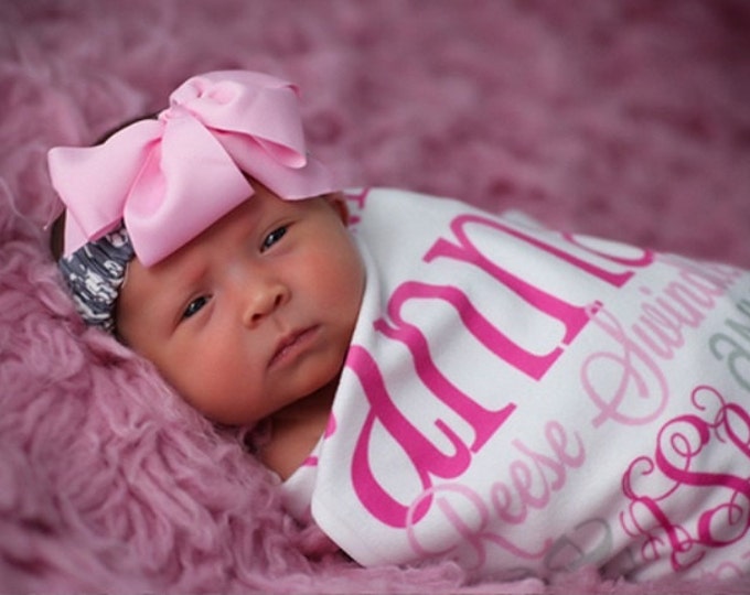 Personalized Baby Blanket, Monogrammed Baby Blanket, Name Blanket