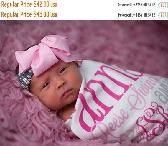 etsy monogrammed baby gifts