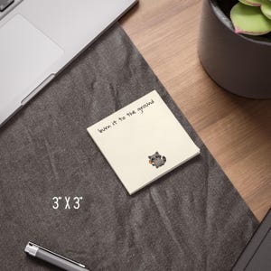 Burn It To The Ground Sticky Notes, Funny Post-it Note Pads, Funny Coworker Gift image 7