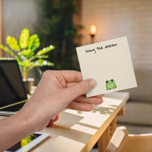 Living The Dream Sticky Notes, Funny Post-it Note, Funny Coworker Gift image 5