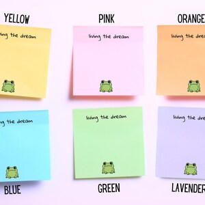 Living The Dream Sticky Notes, Funny Post-it Note, Funny Coworker Gift image 2