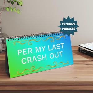 Corporate Baddie Funny Desk Plaque Flipbook, Funny Office Gift, Daily Desktop, Office Work Humor Gifts, Demotivational Affirmations