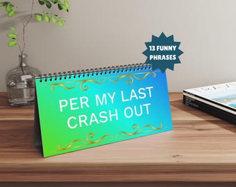 Corporate Baddie Funny Desk Plaque Flipbook, Funny Office Gift, Daily Desktop, Office Work Humor Gifts, Demotivational Affirmations