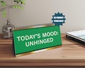 Funny Desk Plaque Flipbook, Funny Office Gift, Daily Desktop Corporate Humor, Office Work Humor Gifts, Demotivational Affirmations