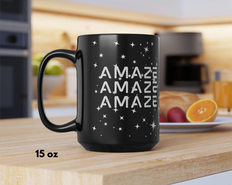 Amaze Amaze Amaze Fist My Bump Coffee Mug, Sci-Fi Book Space Lover Gift image 6