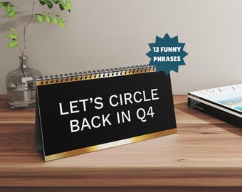 Flipbook de placa de mesa de vendas engraçada, presente divertido para escritório, humor corporativo diário para vendas, afirmações desmotivacionais