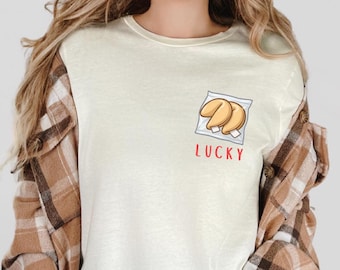 Lucky Fortune Cookie T-Shirt: Chinese Takeaway Graphic Tee