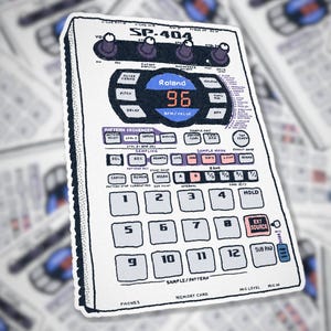 Roland SP-404 Sticker