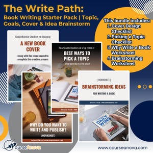 The Write Path: Book Writing Starter Pack | Topic, Goals, Cover & Idea Brainstorm