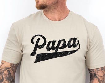 Distressed Papa T-Shirt – Taschendesign, Geschenk zum Vatertag
