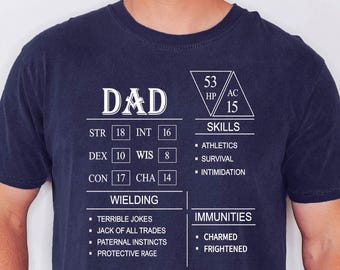 DnD Dad T-Shirt: Funny Dungeon Master Gift