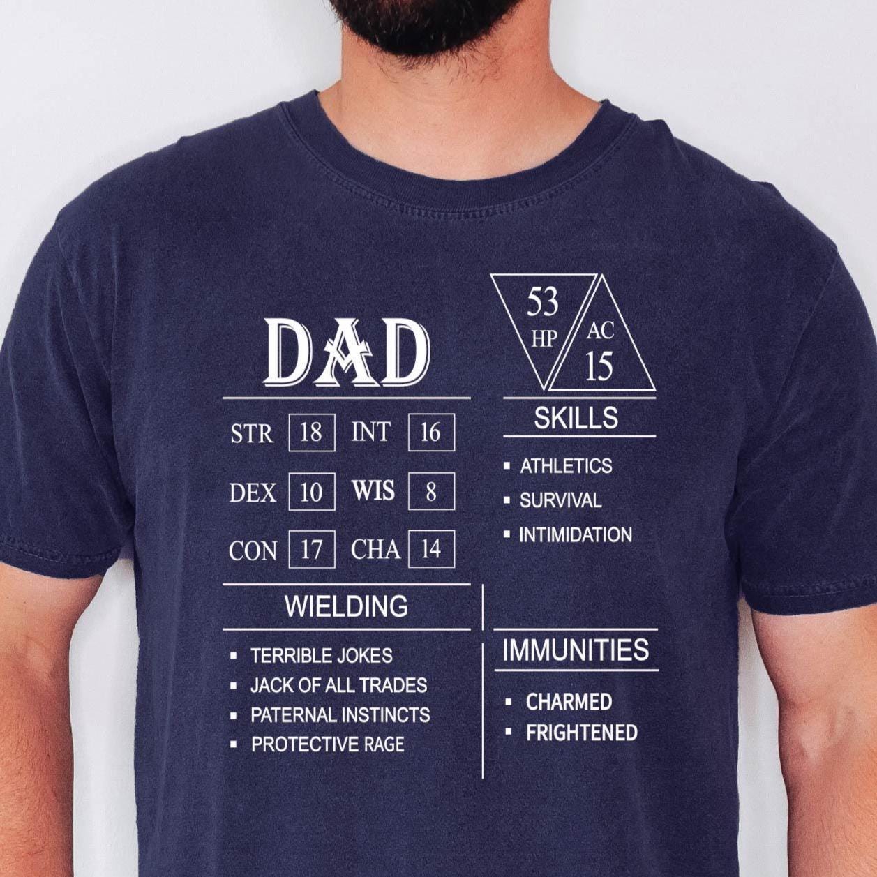 DnD Dad T-Shirt: Funny Dungeon Master Gift