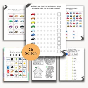 Reisespiele, Kinder Beschäftigung, Autofahrt Aktivitäten, Bingo, Autofahrt Spiele, Reisebingo, Autofahrt Kinder, Beschäftigung Auto, Urlaub