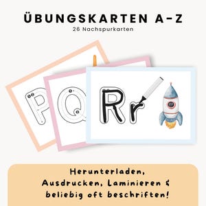 Learn to write letters A-Z, writing, letter cards for elementary school, preschool, kindergarten, homeschooling, Montessori