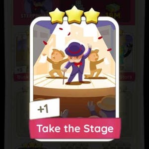 Pegatinas de Mogo Take the Stage, 3 tarjetas de estrella (Set 10 Steppin' Star) (Entrega rápida)