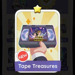 Mogo Tape Treasures Sticker/s 1 Star Card/s (Set 1 A Far Far Away)(Fast Delivery)