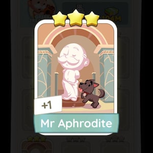 Adesivo/s Mogo Mr Aphrodite 3 Star Card/s (Conjunto de 7 tesouros gregos) (Entrega rápida)